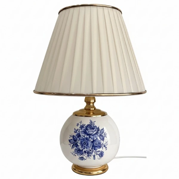 آباژور رومیزی مدل گوی گل