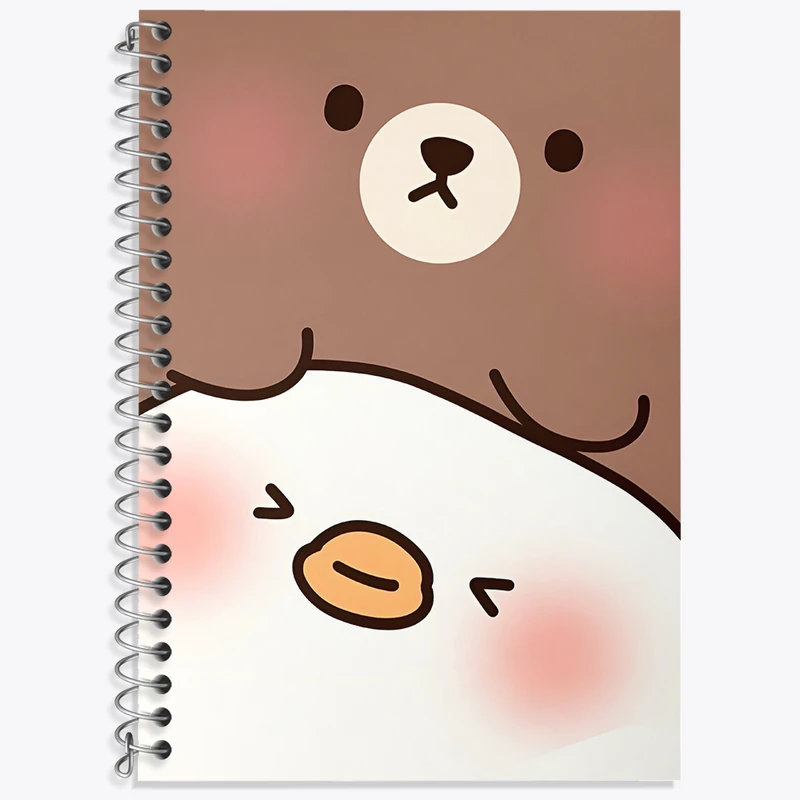 دفتر نت موسیقی 50 برگ خندالو طرح خرس و جوجه کیوت کد N3975