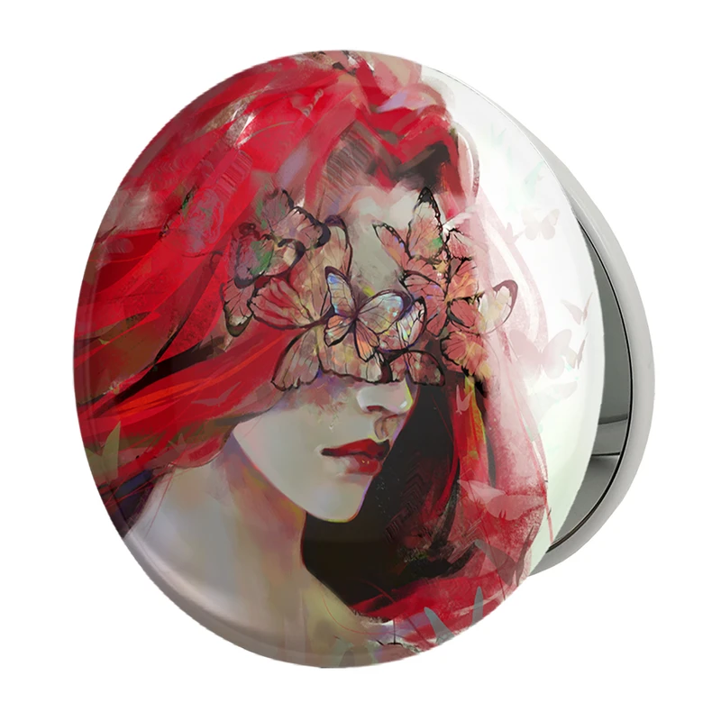 آینه جیبی خندالو طرح بازی الدن رینگ (Elden Ring) مدل تاشو کد 31258