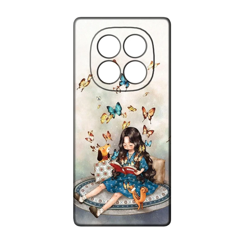 کاور طرح دخترانه کد 46 مناسب برای گوشی موبایل شیائومی Redmi Note 14 Pro Plus