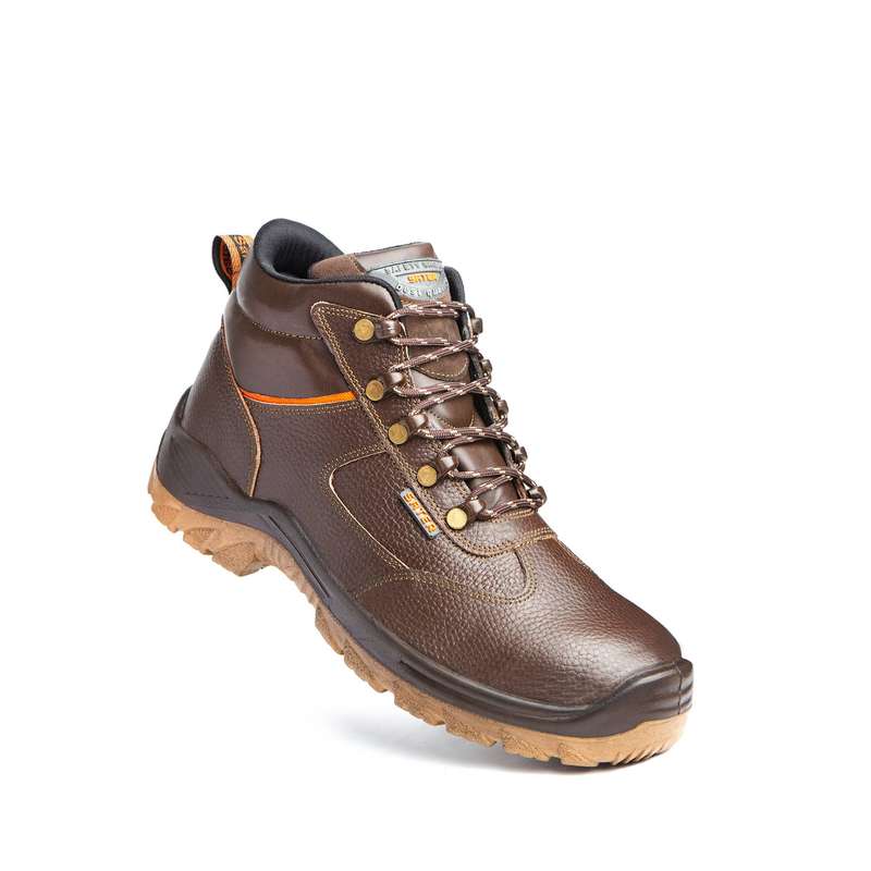 پوتین ایمنی ساتر مدل ساکو چرم طبیعی