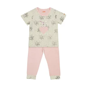 ست تی شرت و شلوار دخترانه مدل پانی B