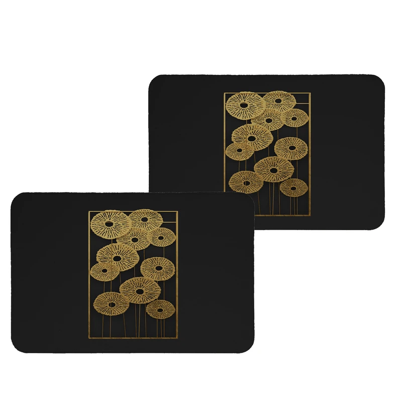 زیربشقابی طرح گل کد 8890 بسته 2 عددی 