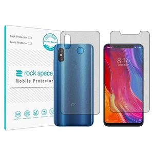 Matte Rockspace HyMTT screen protector suitable for Xiaomi Mi 8 mobile phone with back protector