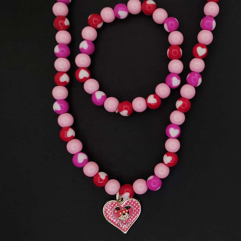 نیم ست دخترانه مدل مهره ای میکی موس کد 03 نیم ست دخترانه مدل مهره ای میکی موس کد 03