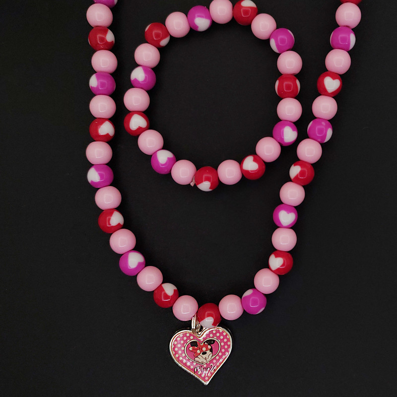 نیم ست دخترانه مدل مهره ای میکی موس کد 03 نیم ست دخترانه مدل مهره ای میکی موس کد 03