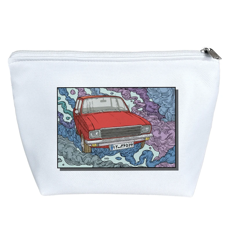 کیف لوازم آرایش دخترانه خندالو مدل پیکان قدیمی کد 9645