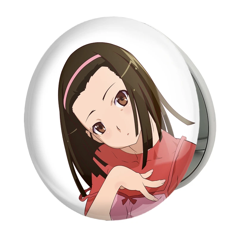 آینه جیبی خندالو طرح سنجو گاهارا انیمه مونوگاتاری مدل تاشو کد 16239 