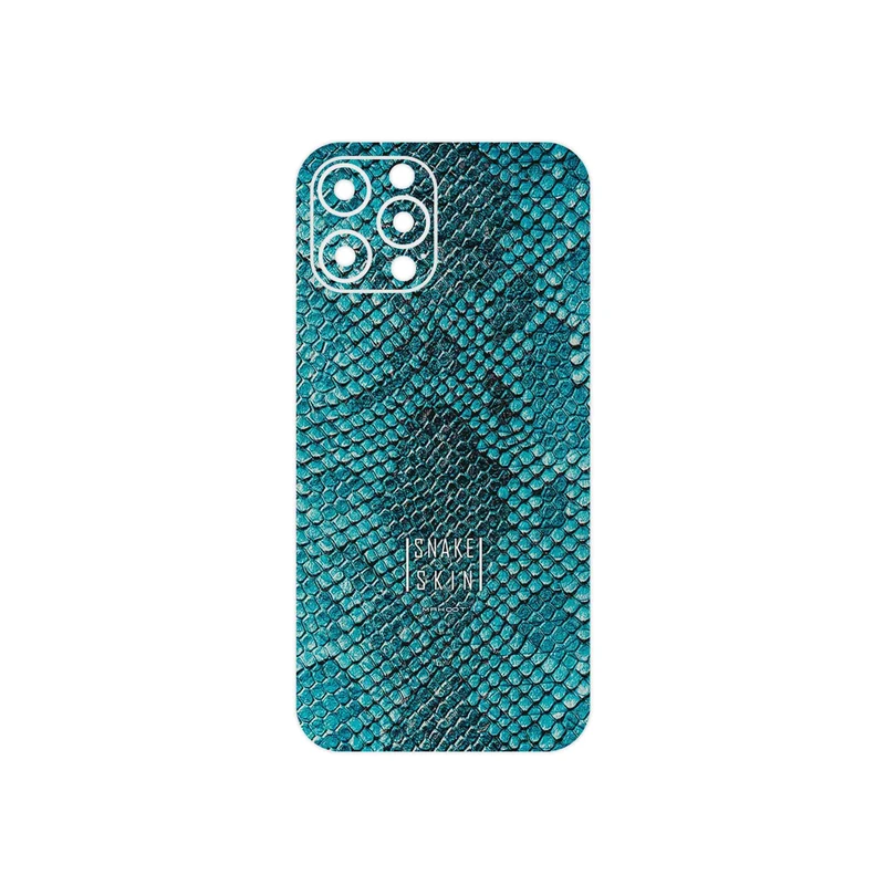 برچسب پوششی ماهوت مدل Blue Snake Skin مناسب برای گوشی موبایل اپل iPhone 12 Pro Max