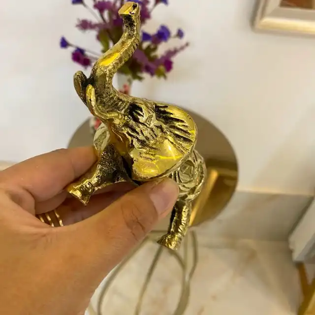 دکوری برنجی مدل فیل829-400