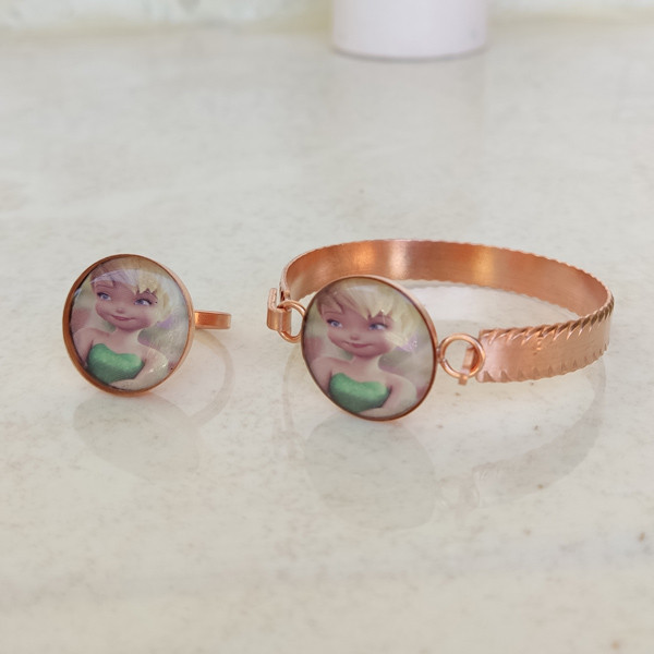 نیم ست دخترانه مدل تینکر بل کد JW423.9