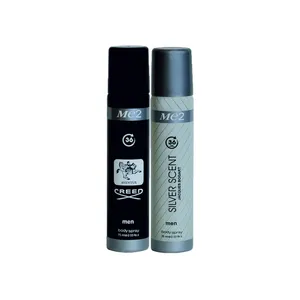 اسپری خوشبو کننده بدن مردانه می تو مدل aventus و silverscent حجم 75 میلی لیتر