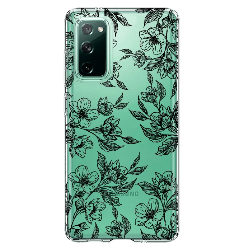 کاور مگافون طرح گل مدل C50-B مناسب برای گوشی موبایل سامسونگ Galaxy S20 FE