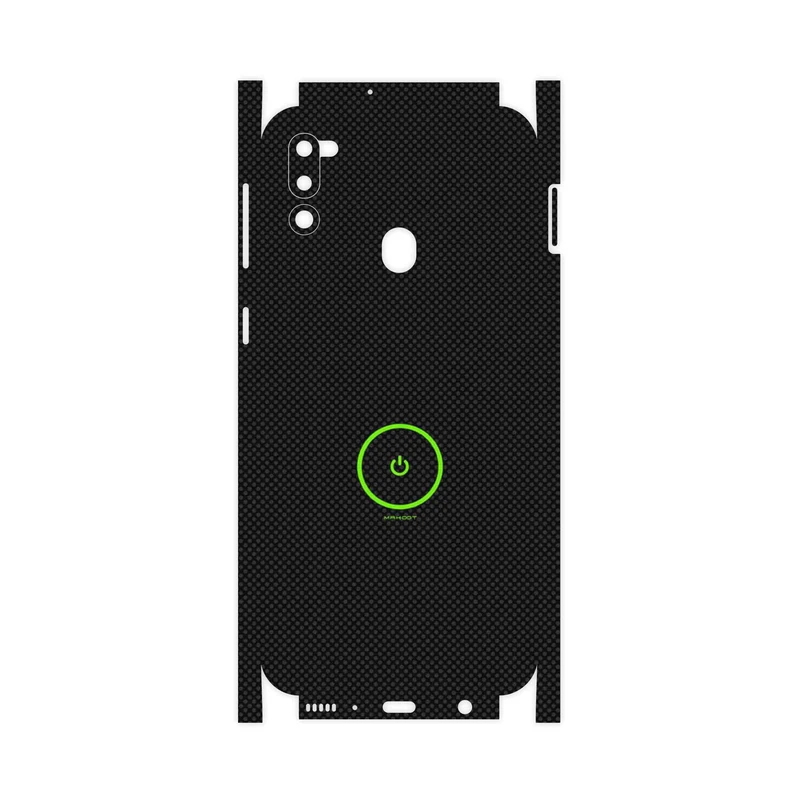برچسب پوششی ماهوت مدل Minimal Power Button-FullSkin مناسب برای گوشی موبایل سامسونگ Galaxy M21 (2021) Edition
