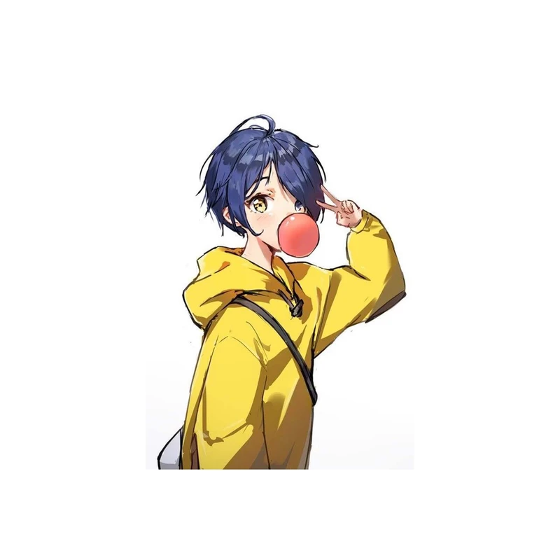 استیکر لپ تاپ و موبایل مدل انیمه طرح اولویت تخم مرغ شگفت انگیز آی اوتو Wonder Egg Priority Wonder Egg Priority کد 3084