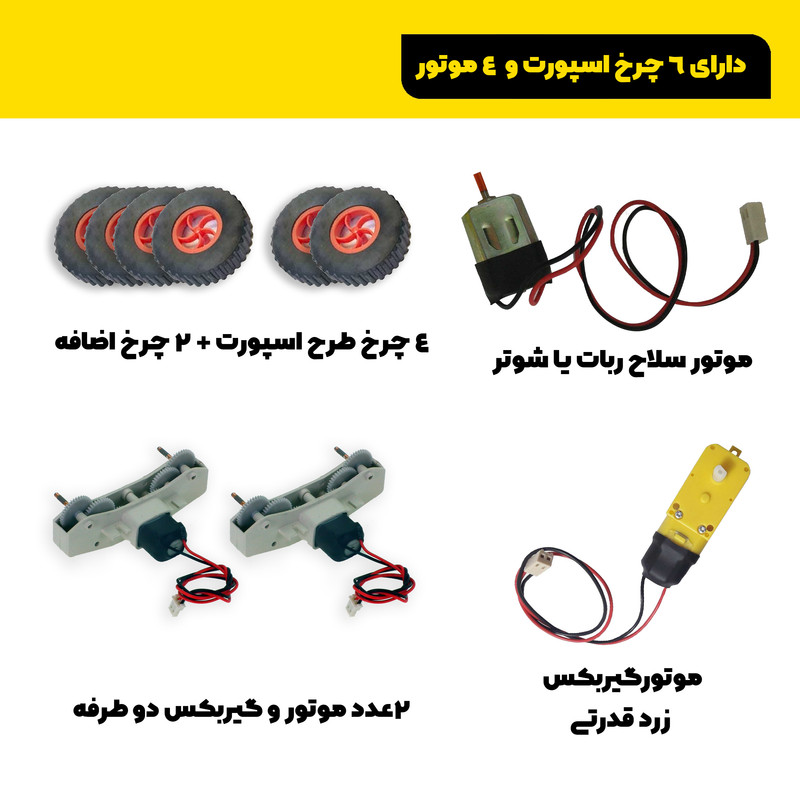 کیت آموزشی رباتیک روبویونیک مدل Advance