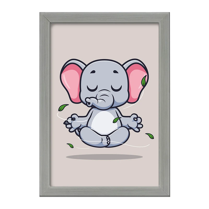 تابلو خندالو طرح حیوانات بامزه فیل کد 29443