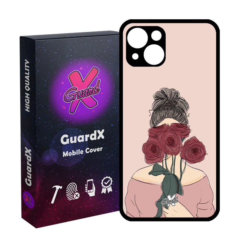 کاور گارد ایکس طرح دختر مدل Glass10284 مناسب برای گوشی موبایل اپل iPhone 13