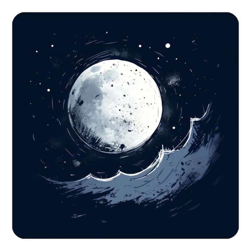 مگنت کاکتی طرح ماه و ستاره مدل mp52883