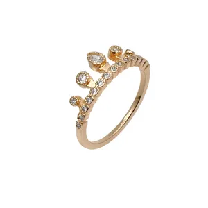 انگشتر زنانه مدل تاج کد 4186