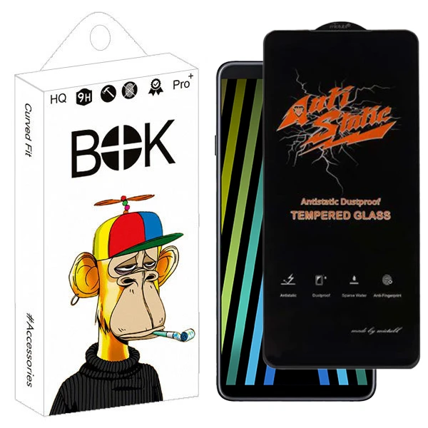 محافظ صفحه نمایش بوک مدل Antistatic Touch مناسب برای گوشی موبایل سامسونگ Galaxy A750 / A7 2018