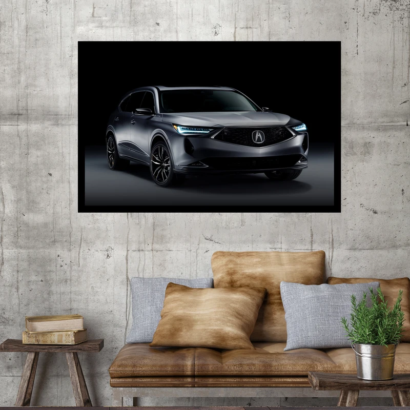 تابلو نوری بکلیت طرح ماشین Acura MDX مدل B-MO1876