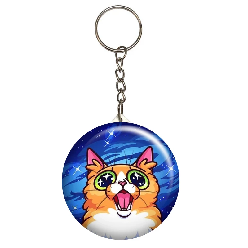 جاکلیدی گالری باجو طرح گربه ملوس و بامزه کد cat 75