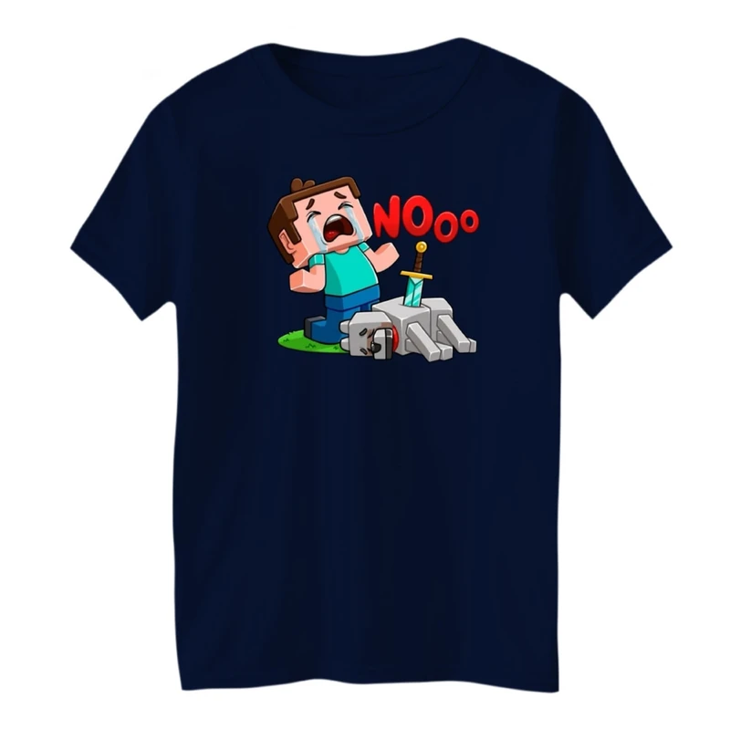 تی شرت آستین کوتاه بچگانه مدل ماینکرفت کد07