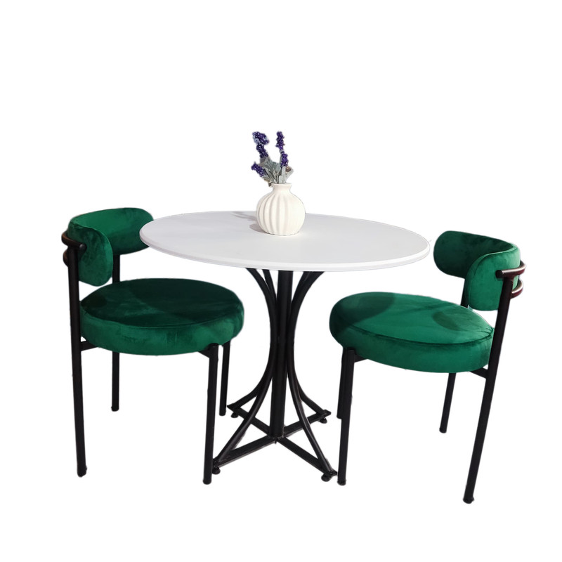 میز و صندلی ناهارخوری دونفره مدل تدی