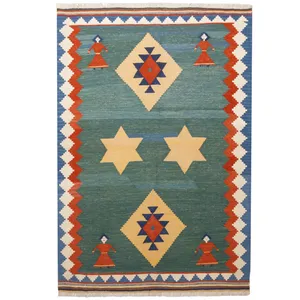 گلیم دستباف دو و نیم متری سی پرشیا کد 171521