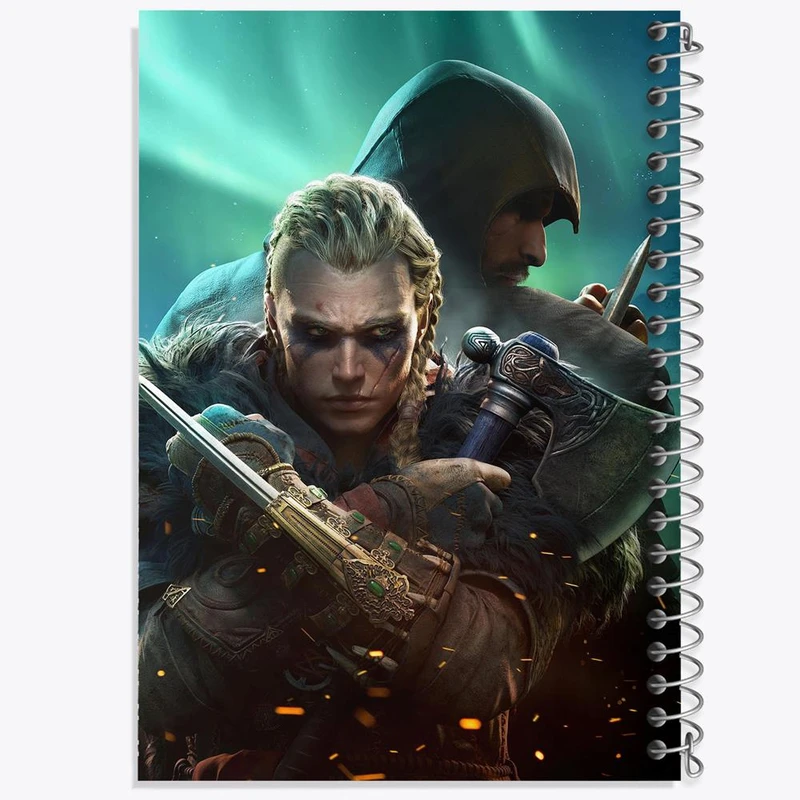 دفتر نقاشی 50 برگ خندالو مدل بازی اساسینز کرید Assassins Creed کد 27899