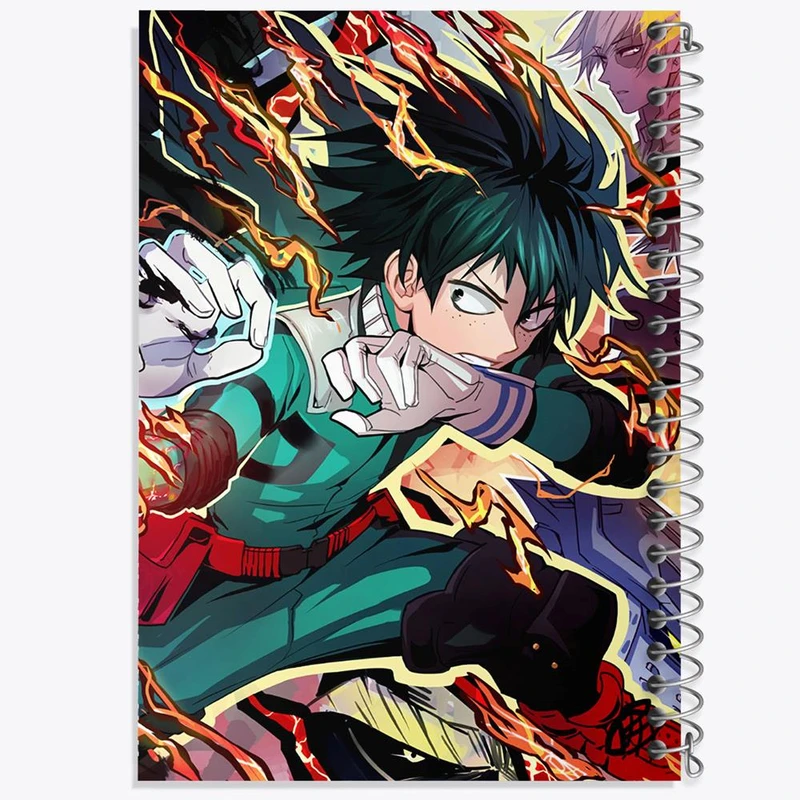 دفتر نقاشی 50 برگ خندالو مدل ایزوکو میدوریا انیمه آکادمی قهرمان من My Hero Academia کد 23491