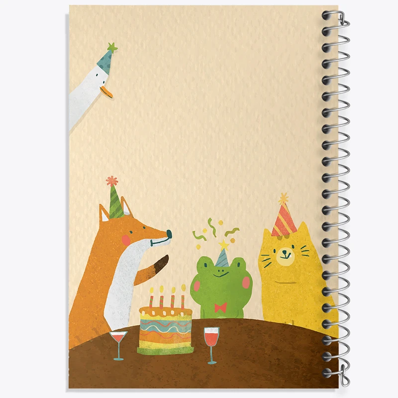 دفتر مشق 50 برگ خندالو طرح تولدت مبارک کد N2543