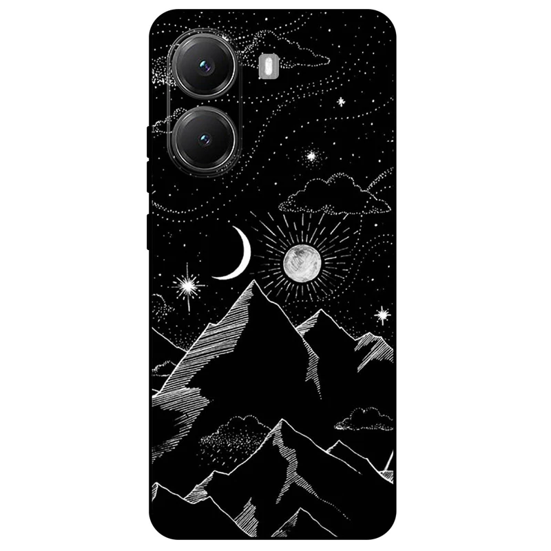کاور مگافون طرح کوه مدل 8078 مناسب برای گوشی موبایل شیائومی Poco X7 Pro