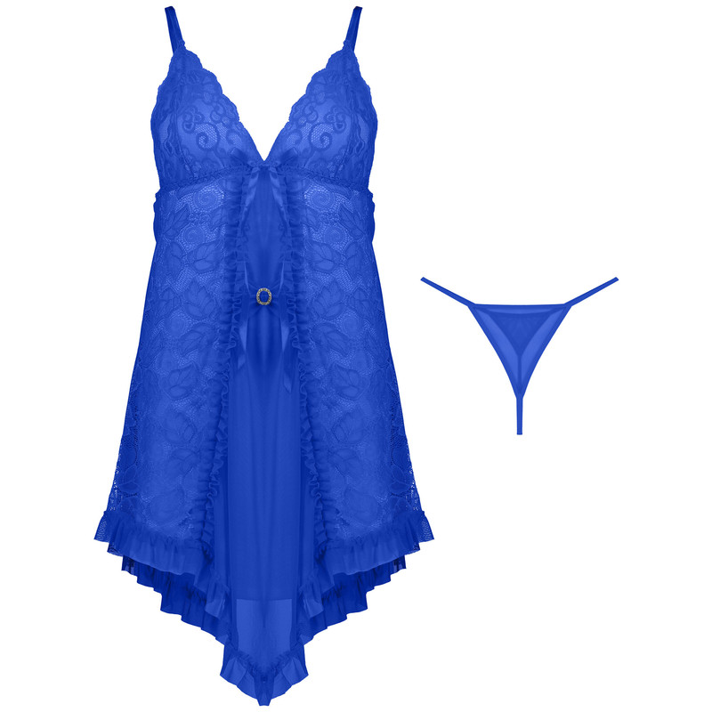 لباس خواب زنانه مدل 1803 Blu