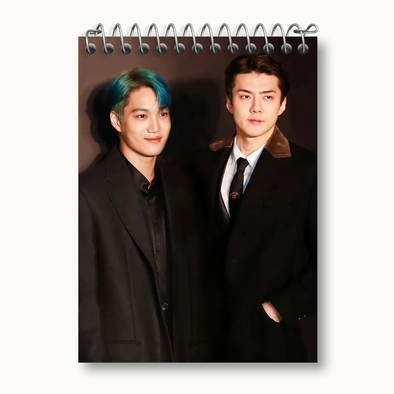 دفتر یادداشت 50 برگ خندالو مدل گروه اکسو EXO کد 13575