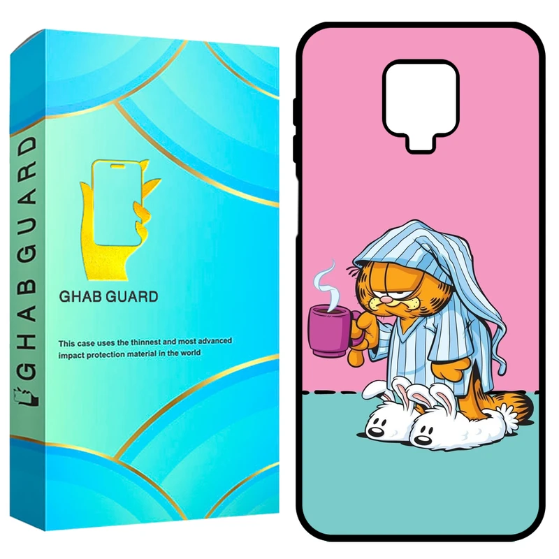 کاور قاب گارد طرح گارفیلد مدل GCHPN9S مناسب برای گوشی موبایل شیائومی Redmi Note 9S / Redmi Note 9 Pro / Redmi Note 9 Pro Max