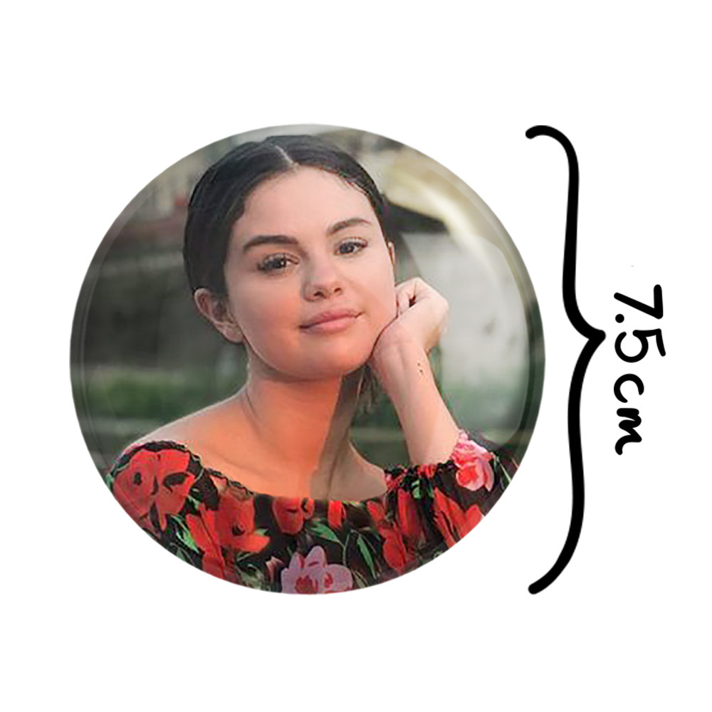 آینه جیبی خندالو مدل سلنا گومز Selena Gomez  کد 2727