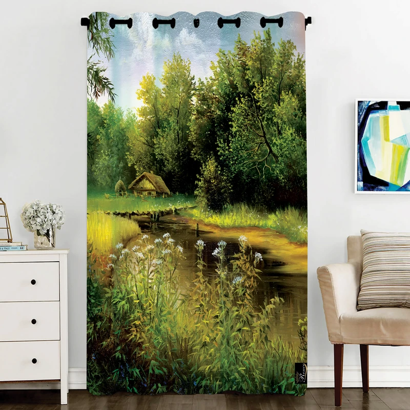 پرده مدل C3-50340 سایز 290x140 سانتی متر