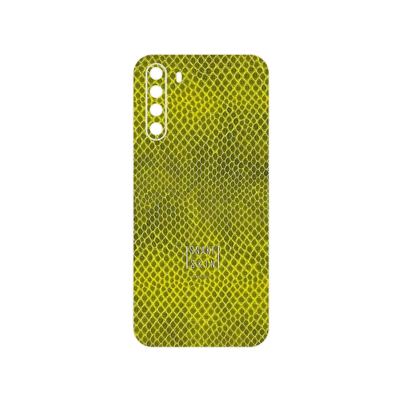 برچسب پوششی ماهوت مدل Yellow Snake Skin مناسب برای گوشی موبایل جی پلاس X10