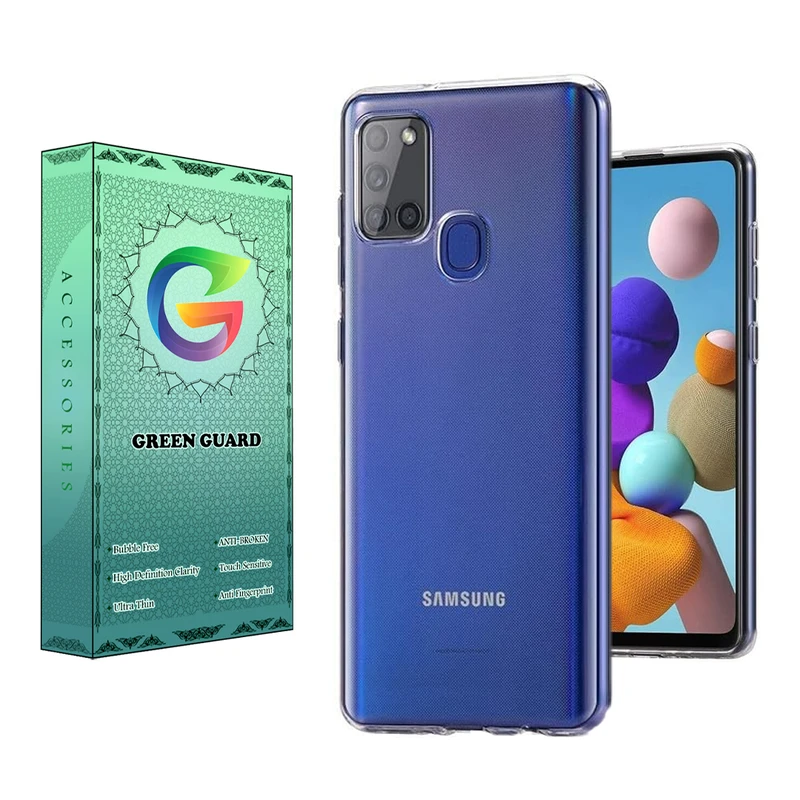 کاور گرین گارد مدل Transparent مناسب برای گوشی موبایل سامسونگ Galaxy A21S