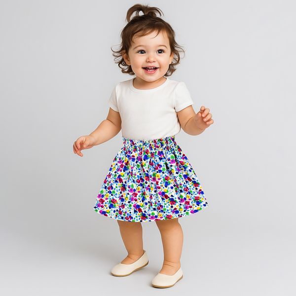 دامن دخترانه دل آویز مدل T361