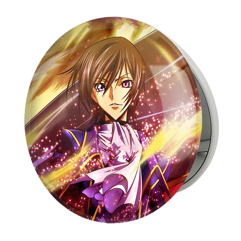 آینه جیبی خندالو طرح لولوش وی بریتانیا انیمه کد گیاس Code Geass مدل تاشو کد 13070 
