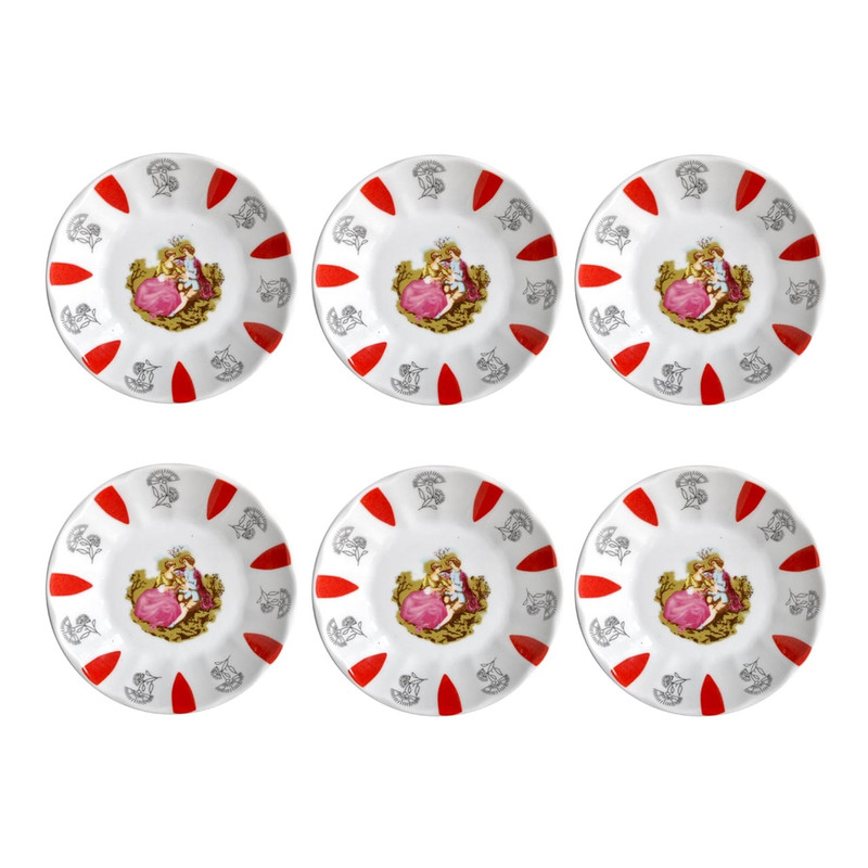 نعلبکی واتسون مدل محرمات طرح LOVE بسته 6 عددی