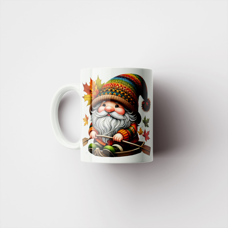 ماگ پادآفرین مدل پاییز طرح عروسکی قایق کد PM670