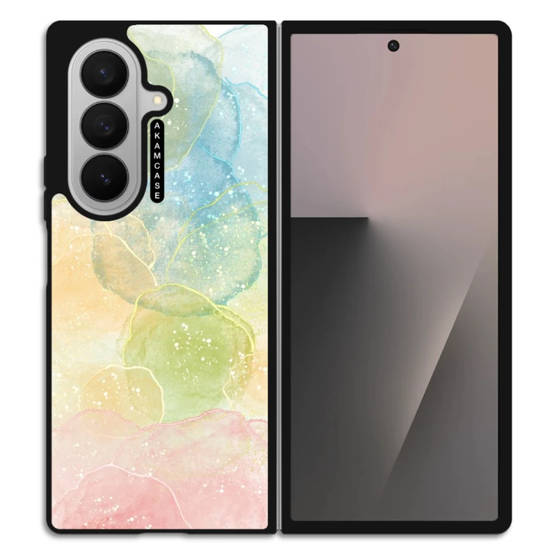 کاور آکام مدل AMC-WSGZFOLD7-WATER COLOR-18 مناسب برای گوشی موبایل سامسونگ Galaxy Z Fold 7 