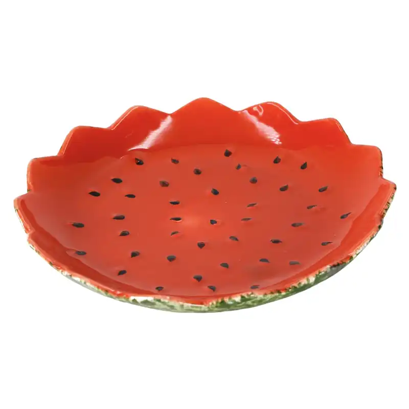 دیس سرامیکی  مدل هندوانه طرح یلدا کد 8789