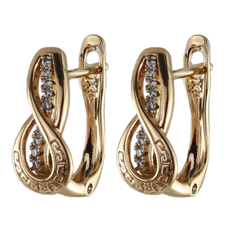 گوشواره زنانه ژوپینگ مدل بی نهایت کد G371