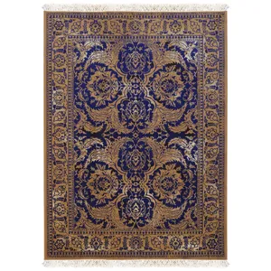 فرش ماشینی مهستان مدل کیلیم کد kilim44 زمینه سرمه ای