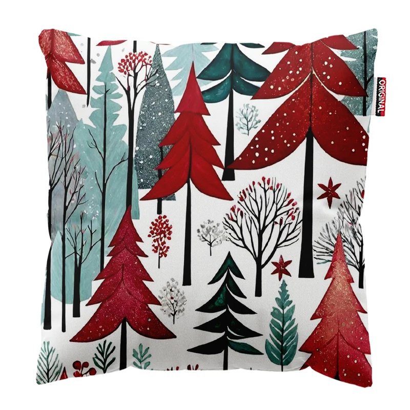 کوسن پاد آفرین مدل کریسمس کد PK402856 سایز 40*40 سانتی متر